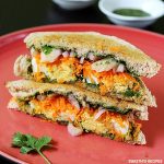 Egg and Vegetable Sandwich